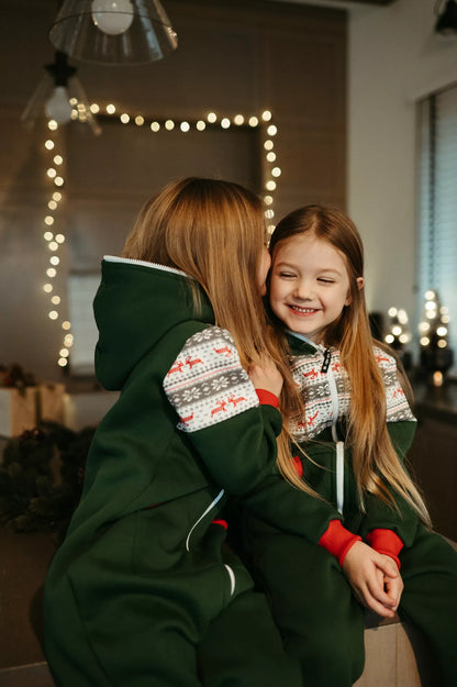 Sofa Killer tamsiai žalios spalvos vaikiškas kombinezonas Nordic