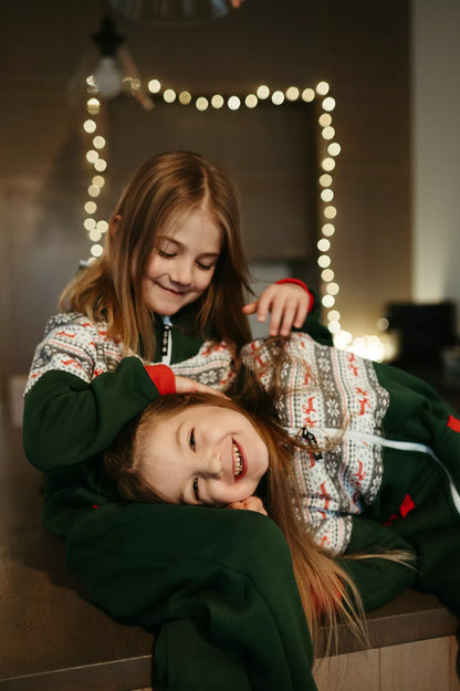 Sofa Killer tamsiai žalios spalvos vaikiškas kombinezonas Nordic