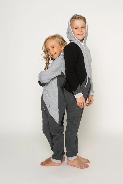 Sofa Killer trispalvis vaikiškas kombinezonas Grey