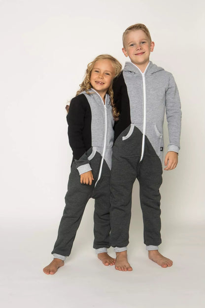 Sofa Killer trispalvis vaikiškas kombinezonas Grey
