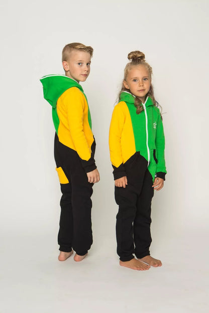 Sofa Killer trispalvis vaikiškas kombinezonas Jamaica