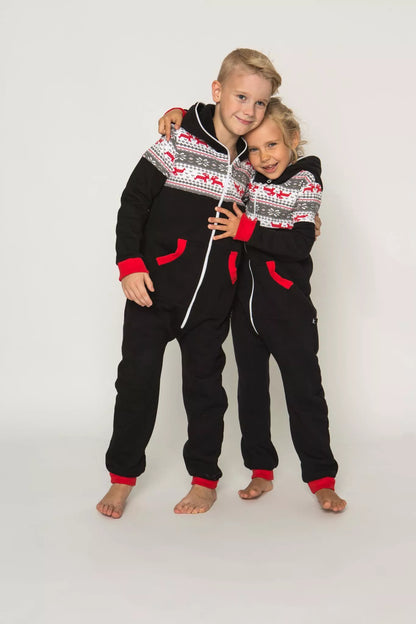 Sofa Killer juodas vaikiškas kombinezonas Nordic