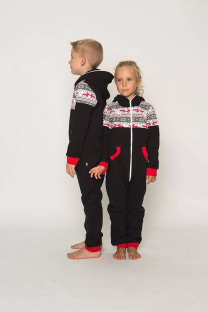 Sofa Killer juodas vaikiškas kombinezonas Nordic