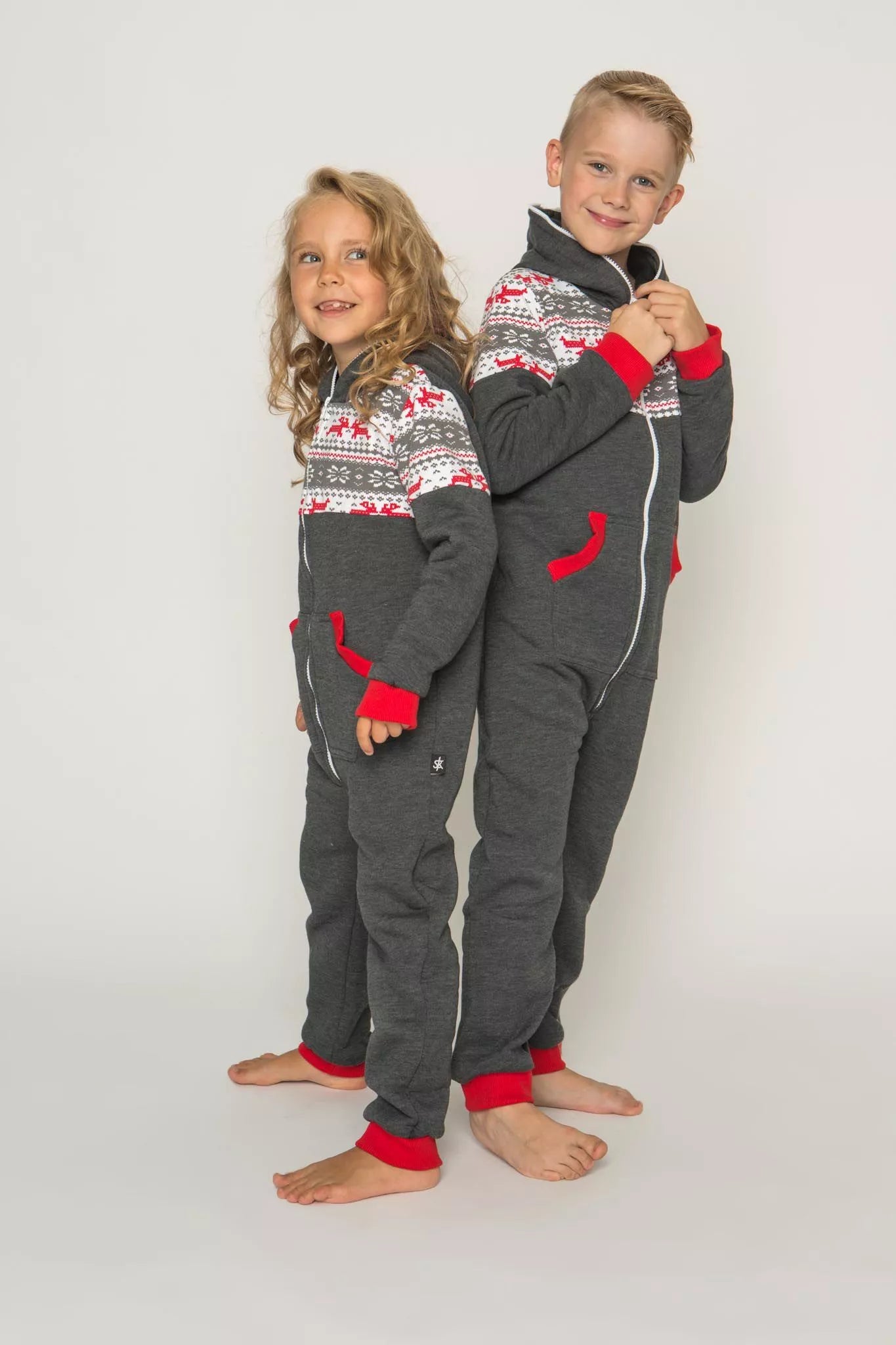 Sofa Killer grafito spalvos vaikiškas kombinezonas Nordic