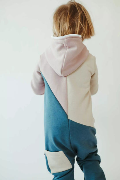 Sofa Killer trispalvis vaikiškas kombinezonas Lagoon