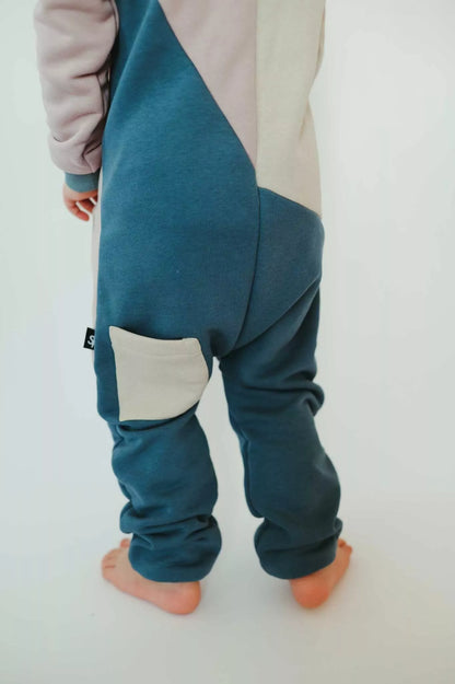 Sofa Killer trispalvis vaikiškas kombinezonas Lagoon