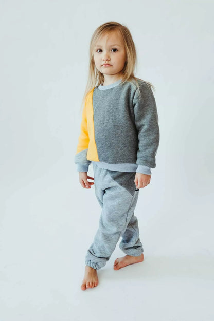 Sofa Killer trispalvis vaikiškas džemperis Sunny